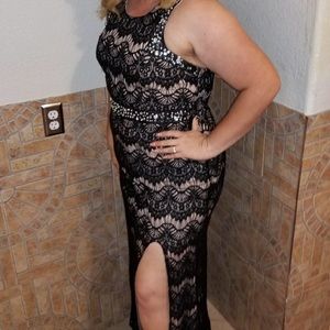 Black formal dress